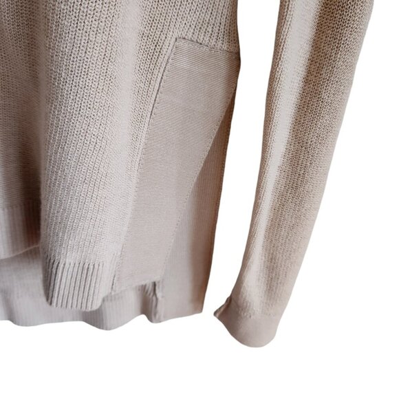 Gretchen Scott Sweater XS Beige Khaki Button Front Cardigan New - Picture 7 of 10